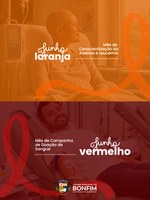 🧡❤️ Junho Laranja e Junho Vermelho reforçam a importância da conscientização e da solidariedade
