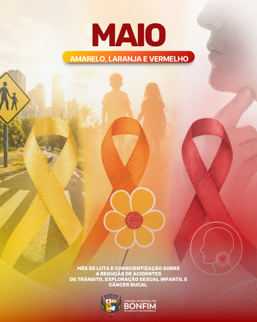 Maio de Conscientização: Câmara de Bonfim reforça ações pela vida, saúde e segurança da população