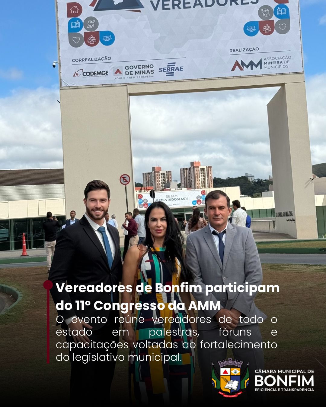 Vereadores de Bonfim participam do 11º Congresso da AMM